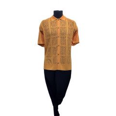 STACY ADAMS KNIT SHIRT