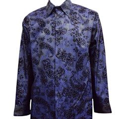 JACQ PAINTERLY FLOCKING LONG SLEEVES