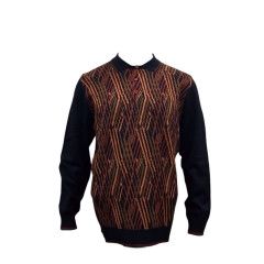 CIGAR 3 BUTTON POLO LUXURY SWEATER