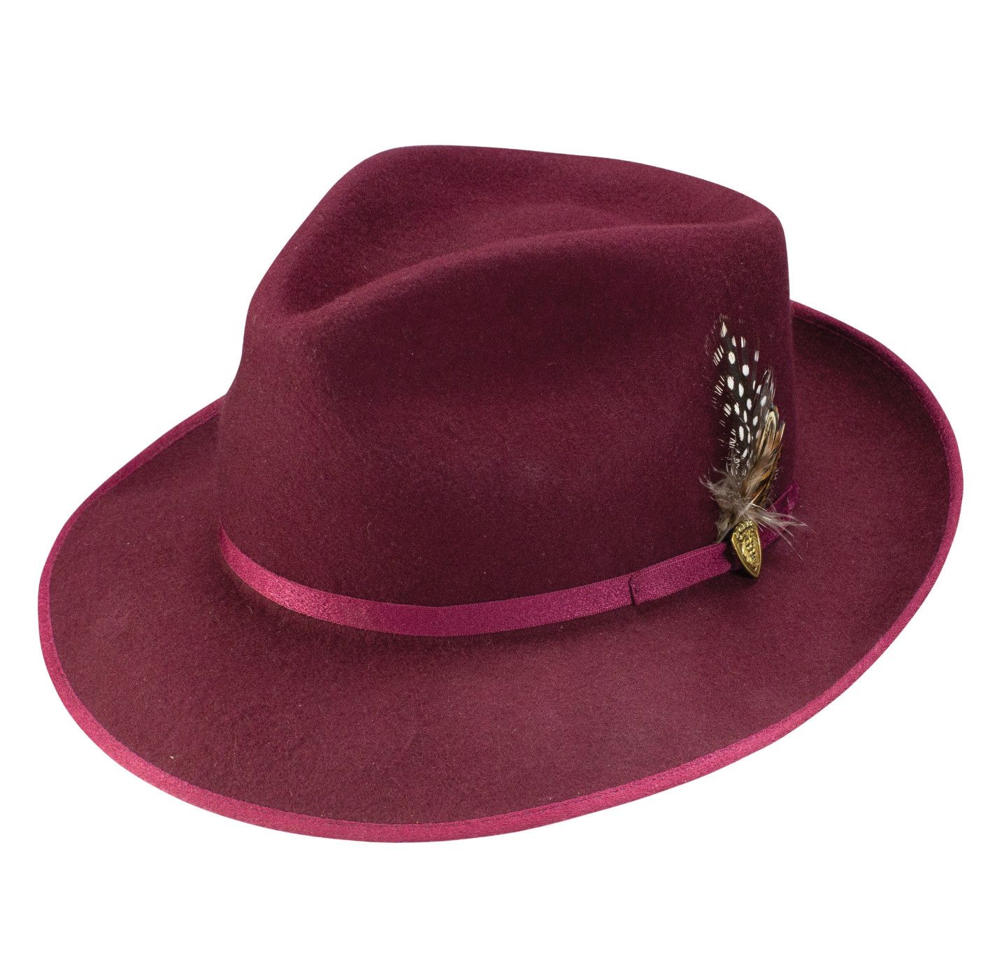 DOBBS DELAVAN B HAT, Color: OX OX BLOOD, Size: S