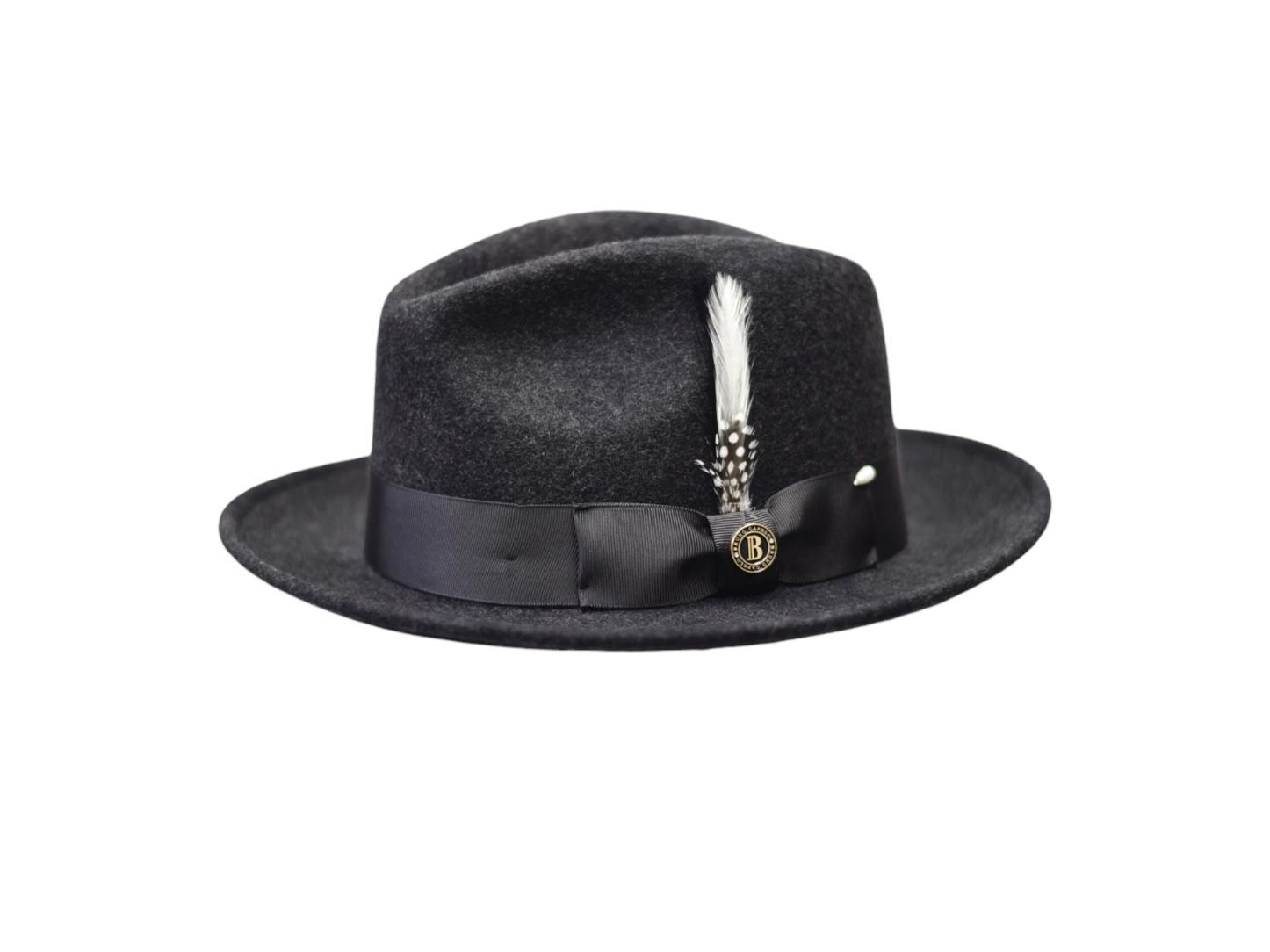 BRUNO CAPELO THE EXECUITVE HAT, Color: CHARCOAL, Size: S