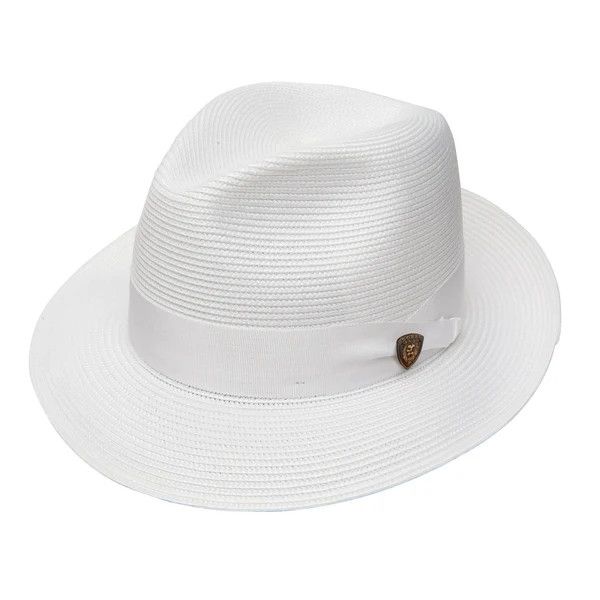 DOBBS STRAW ROSEBUD HAT, Color: WHITE, Size: 7 5/8