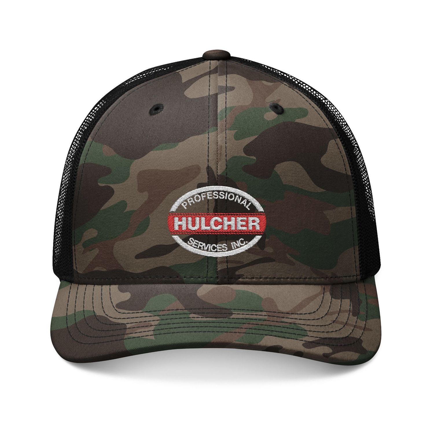 Camo Trucker Hat - Embroidered - HSI