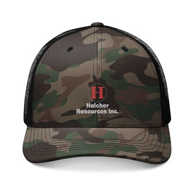 Camo Trucker Hat - Embroidered - HRI