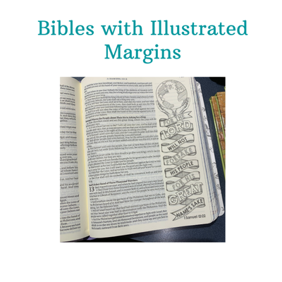 Illustrated Margins / Coloring Bibles