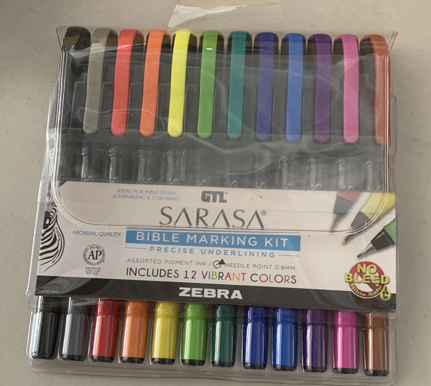 BJR- SARASA MARKER 12/SET
