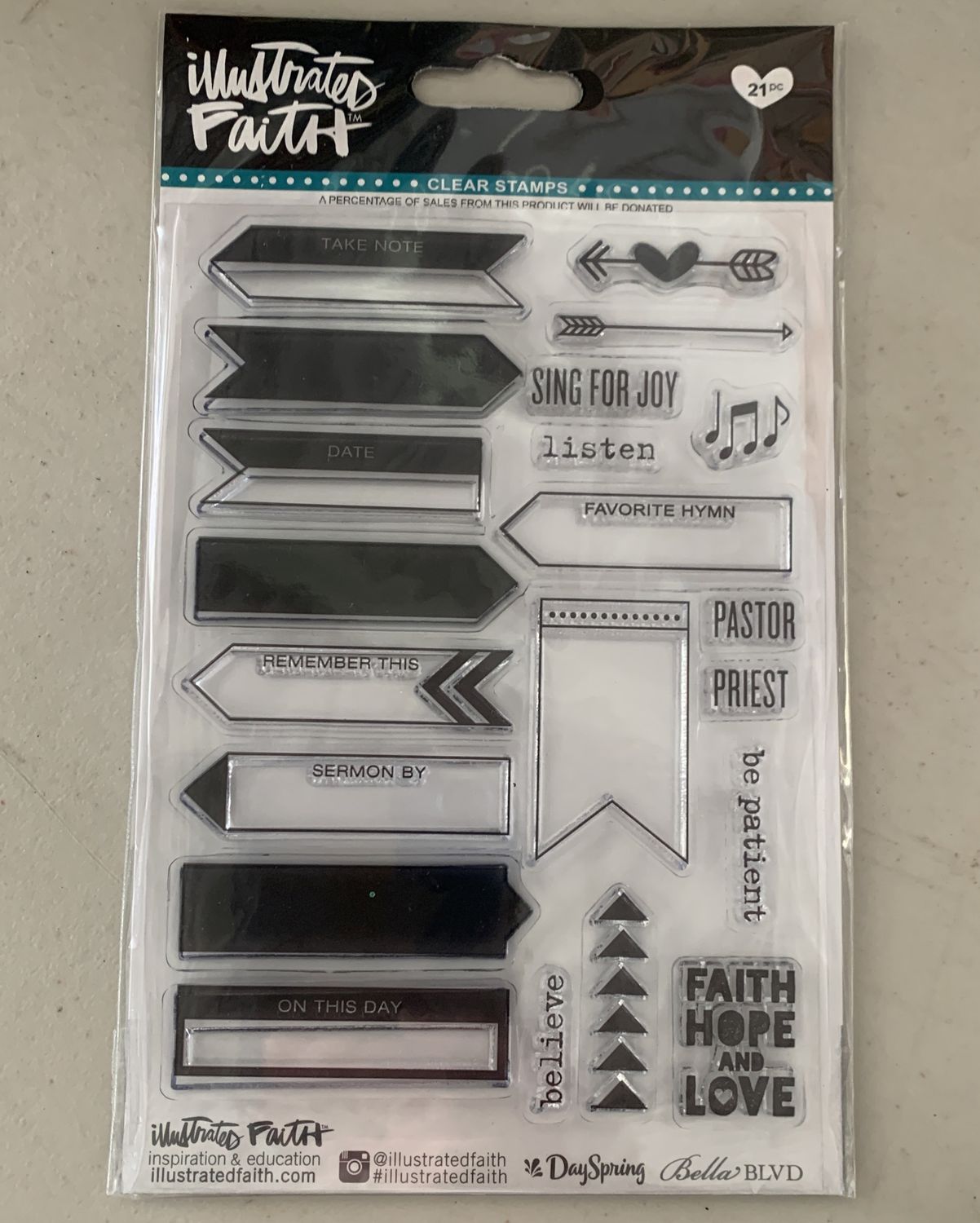 BJR- CLEAR STAMPS- ICONS