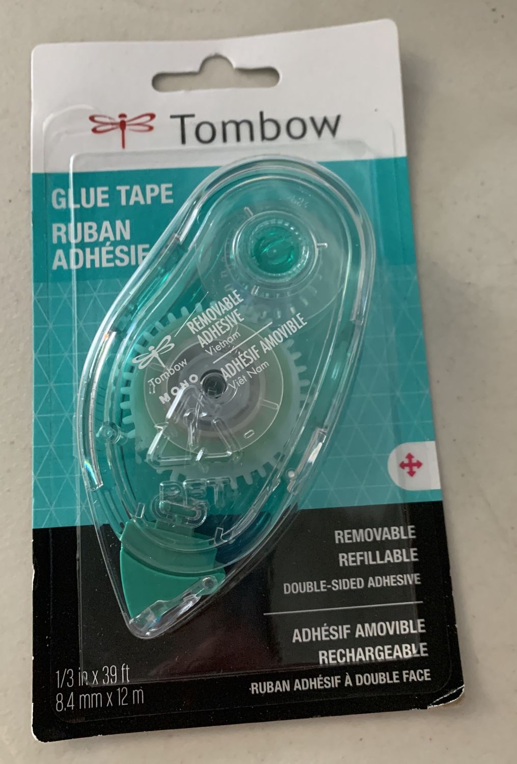 BJR- GLUE TAPE- REMOVABLE- MONO TOMBOW