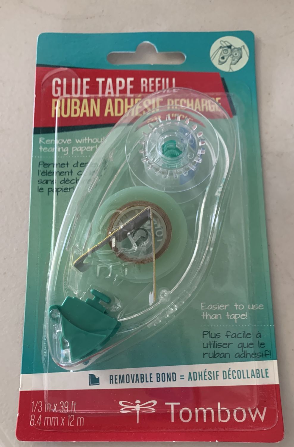 BJR- GLUE TAPE- REMOVABLE- REFILL CARTRIDGE