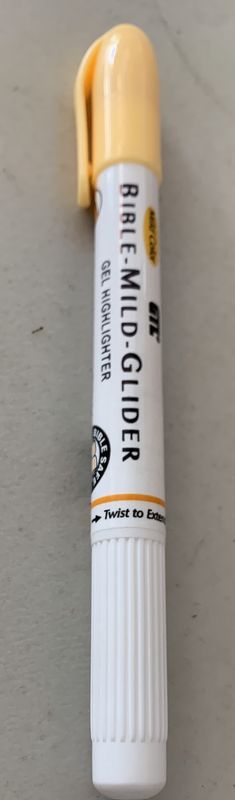 BIBLE MILD GLIDER- ORANGE- GEL HIGHLIGHTER