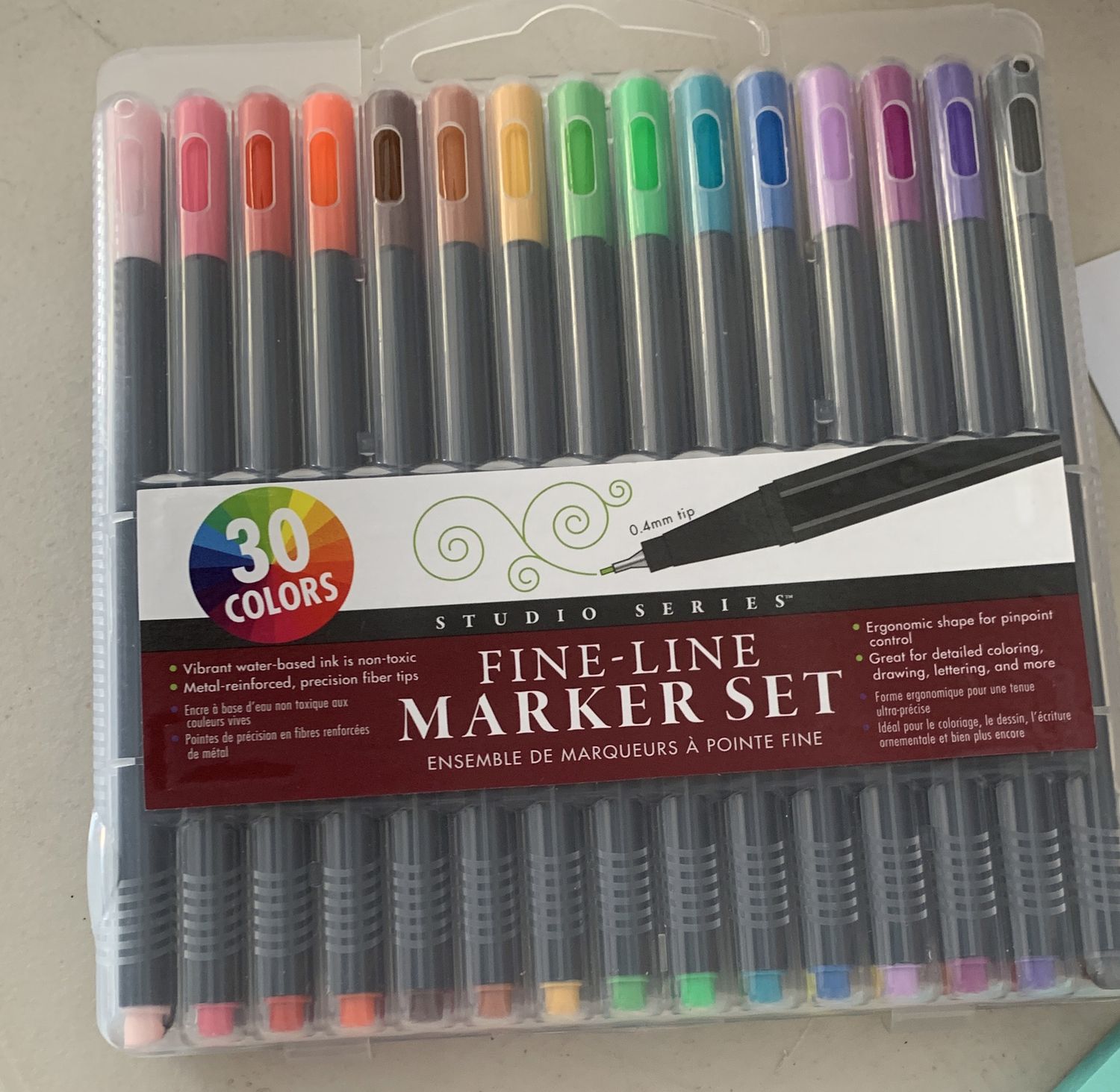 BJR- FINE LINE MARKERS (PACK OF 30)