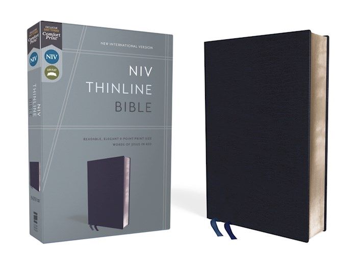B-NIV- THINLINE NAVY BLUE- BONDED LEATHER