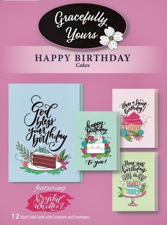 BOXED CARD- BIRTHDAY- CAKES WITH KRYSTAL WHITTEN