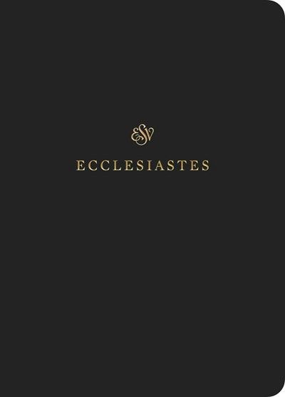 B-ESV- SCRIPTURE JOURNAL: ECCLESIASTES