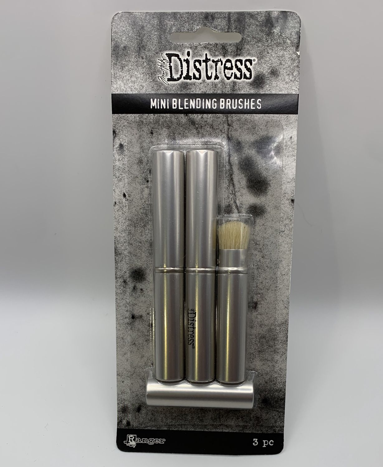 BJR- DISTRESS MINI BLENDING BRUSHES SET- 3/PK