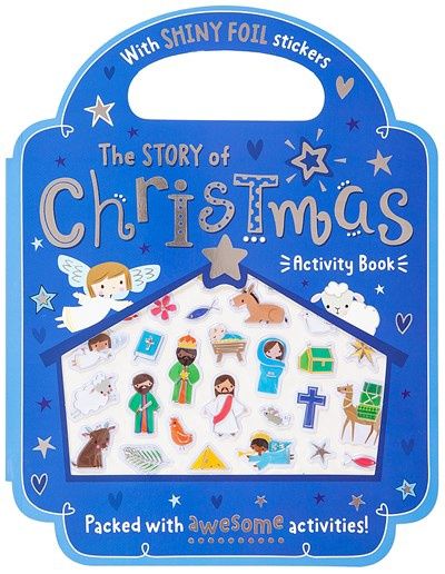STORY OF CHRISTMAS ACTIVITY BOOK- SHINY FOIL