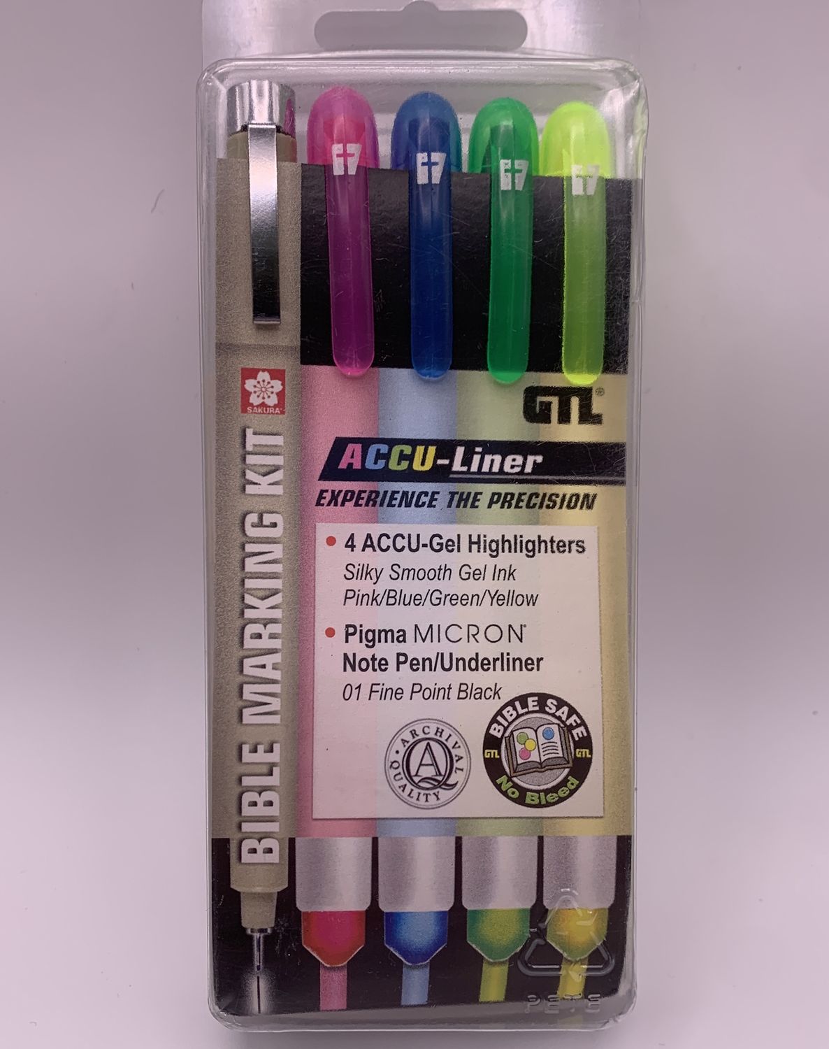 BIBLE MARKING KIT- 5 PIECE SET