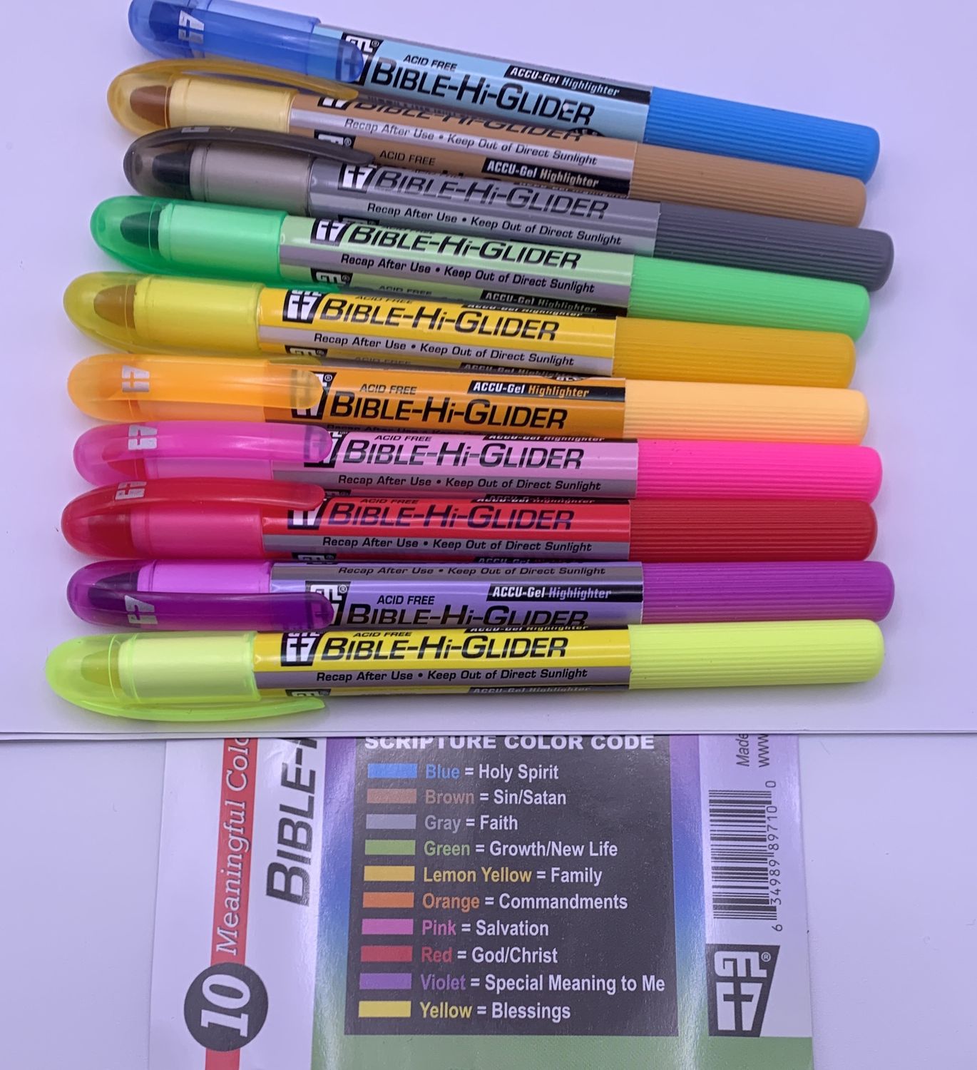 BJR- ACCU-GEL HI-GLIDER INDUCTIVE BIBLE STUDY KIT - 634989897100