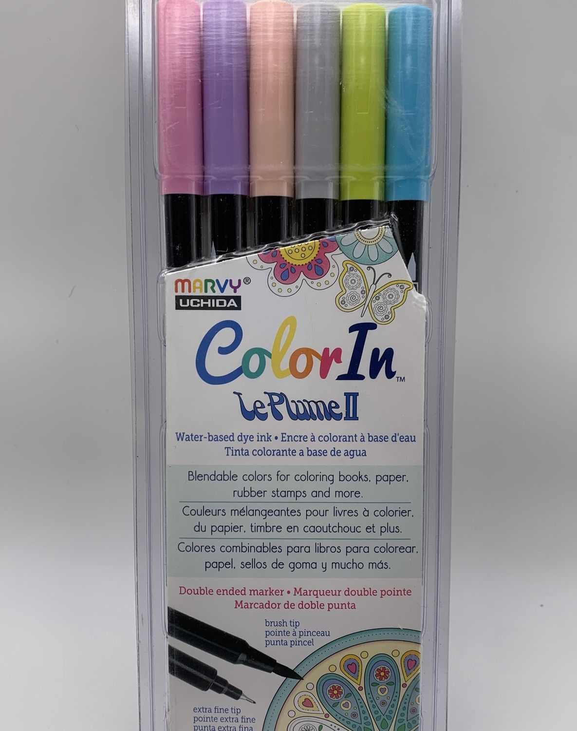 BJR- LEPLUME PENS- PASTEL- SET OF 6