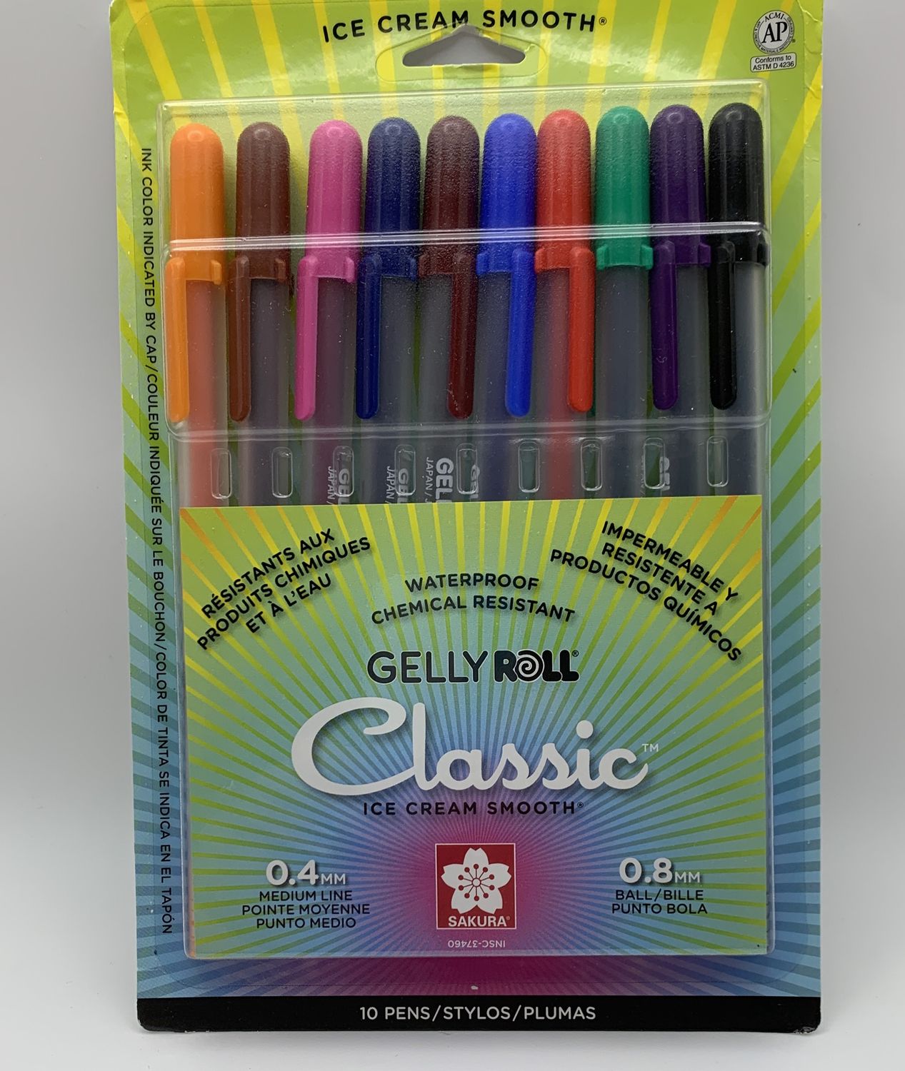 BJR- GELLYROLL- CLASSICS SET- 10/PK ASST