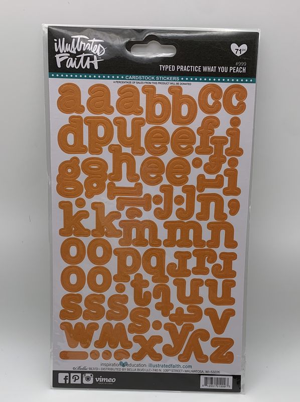 BJR- STICKERS- TYPED PRACTICE WHAT YOU PEACH
