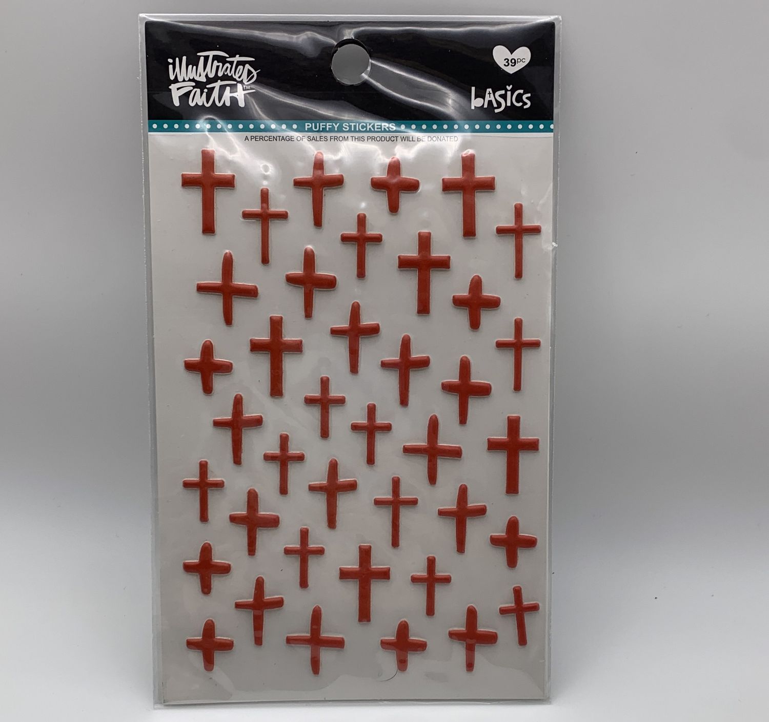 BJR- PUFFY CROSSES- APPLE OF MY EYE