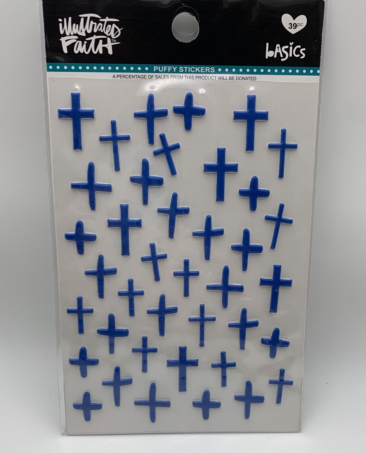 BJR- PUFFY CROSSES- MRS. BLUEBERRY