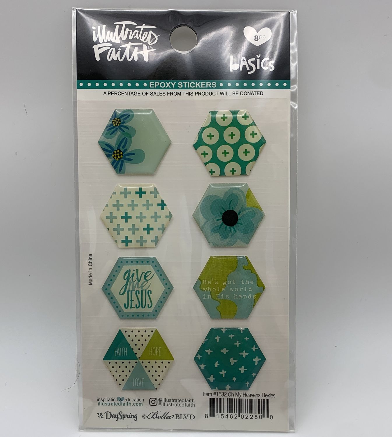 BJR- EPOXY HEXIES- OH MY HEAVENS