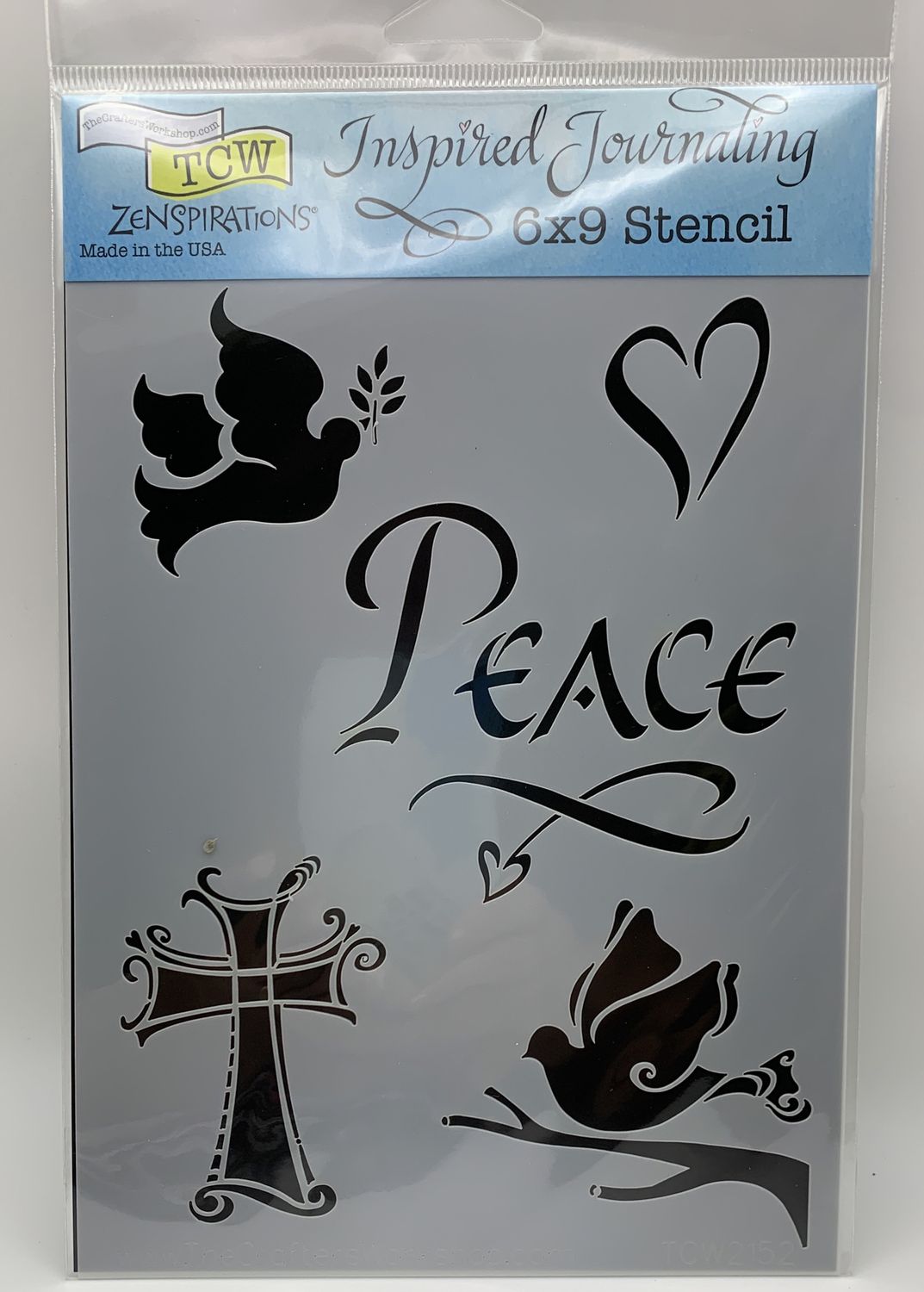 BJR- STENCIL- PEACE CROSS
