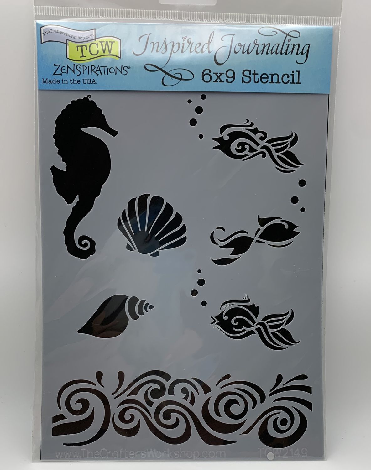 BJR- STENCIL- THE SEA