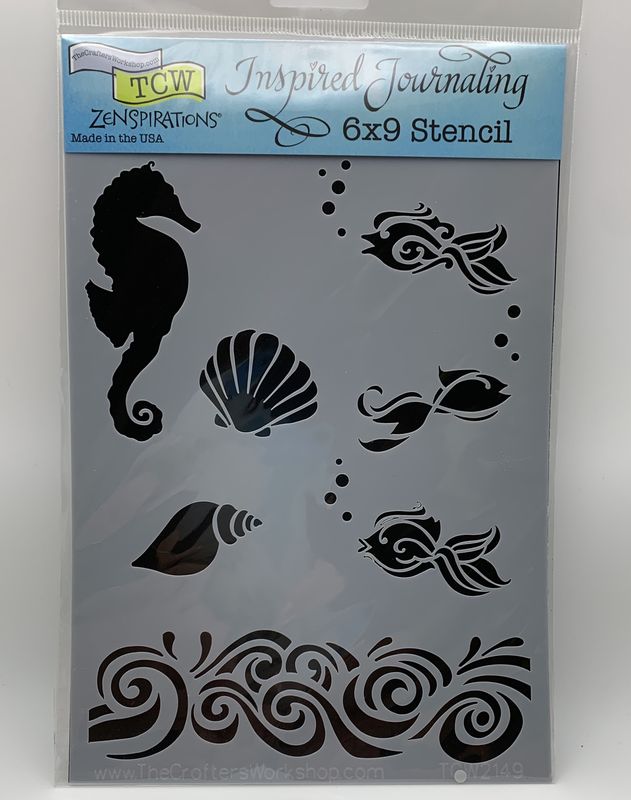 BJR- STENCIL- THE SEA