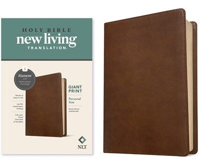 B-NLT- PERSONAL GIANT PRINT, FILAMENT, RUSTIC BROWN- SALE!