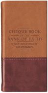 CHEQUEBOOK OF THE BANK OF FAITH - TAN/BURGUNDY (REVISED)