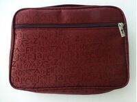 BIBLE COVER- XXL- NAMES OF JESUS- BURGUNDY