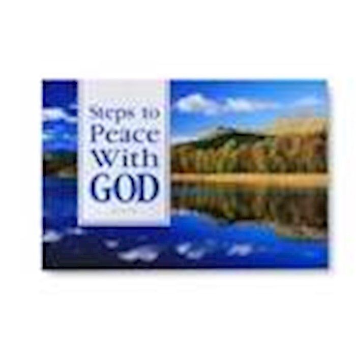TRACTS- STEPS TO  PEACE WITH GOD - 25/PACK
