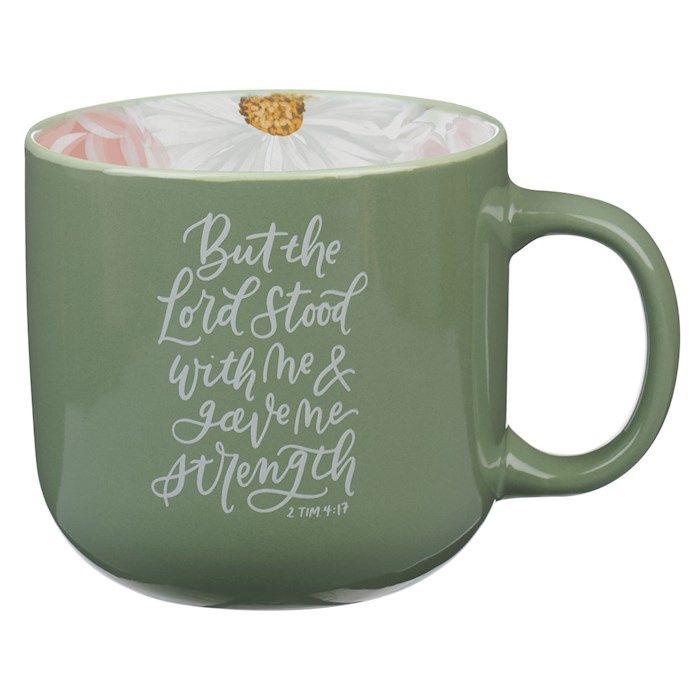 MUG- THE LORD STOOD WITH ME- GREEN