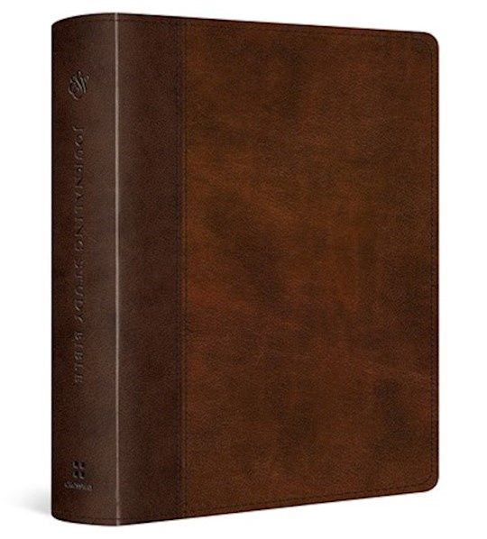 B-ESV- JOURNALING STUDY BIBLE- BROWN, CHESTNUT