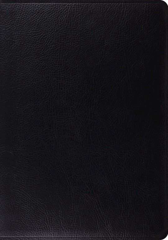 B-ESV- STUDY BIBLE- BLACK BONDED LEATHER