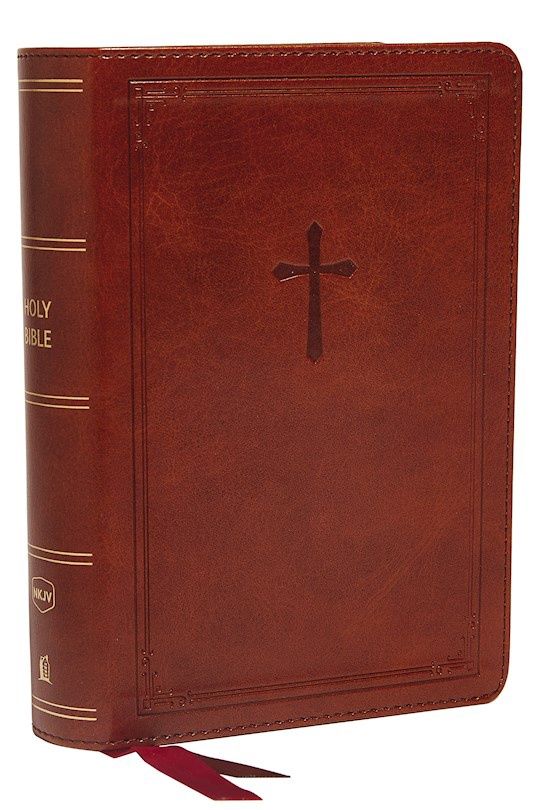 B-NKJV- COMPACT REFERENCE BIBLE BROWN