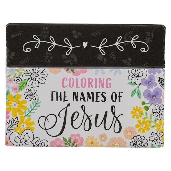 BJR- COLORING CARDS- COLORING THE NAMES OF JESUS