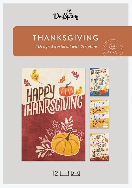 BOXED CARD- THANKSGIVING BLESSINGS