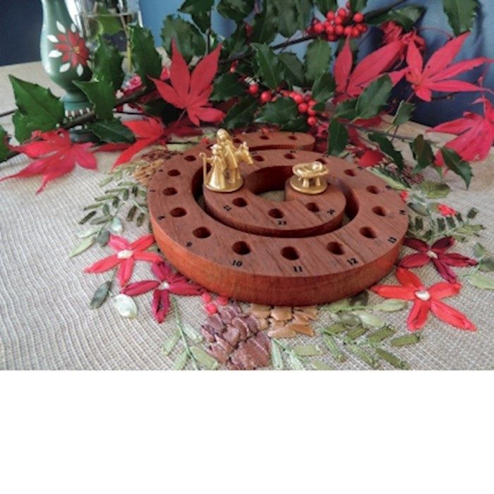 ADVENT- CEDAR SPIRAL CHRISTMAS COUNTDOWN