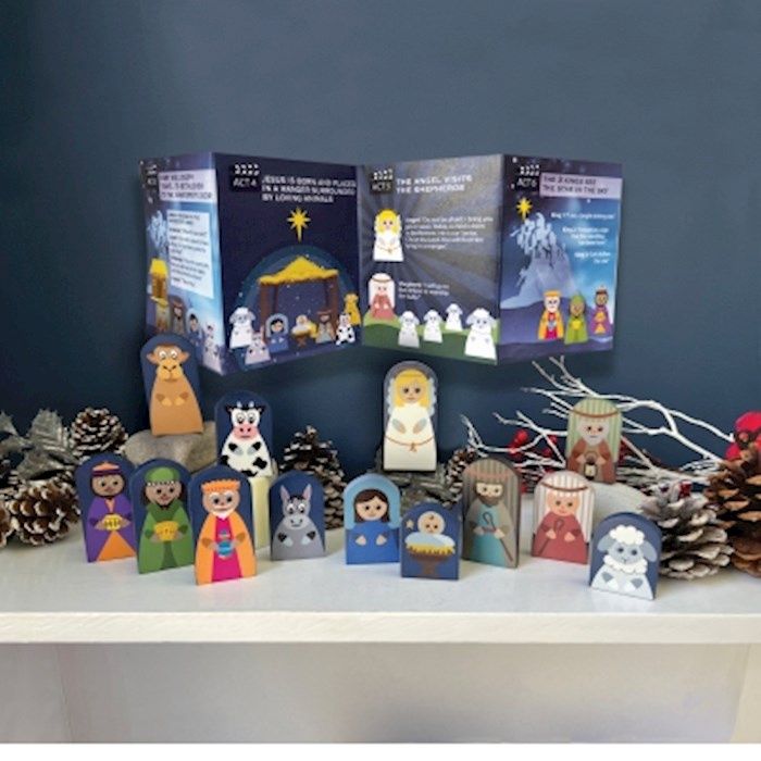 NATIVITY PLAYSET &amp; PAMPHLET