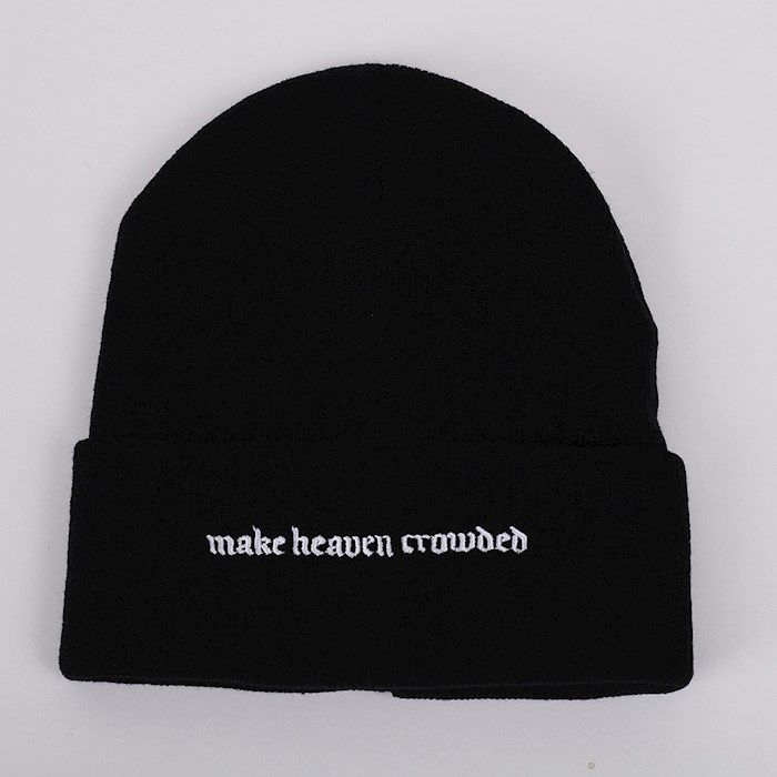 BEANIE- MAKE HEAVEN CROWDED, BLACK