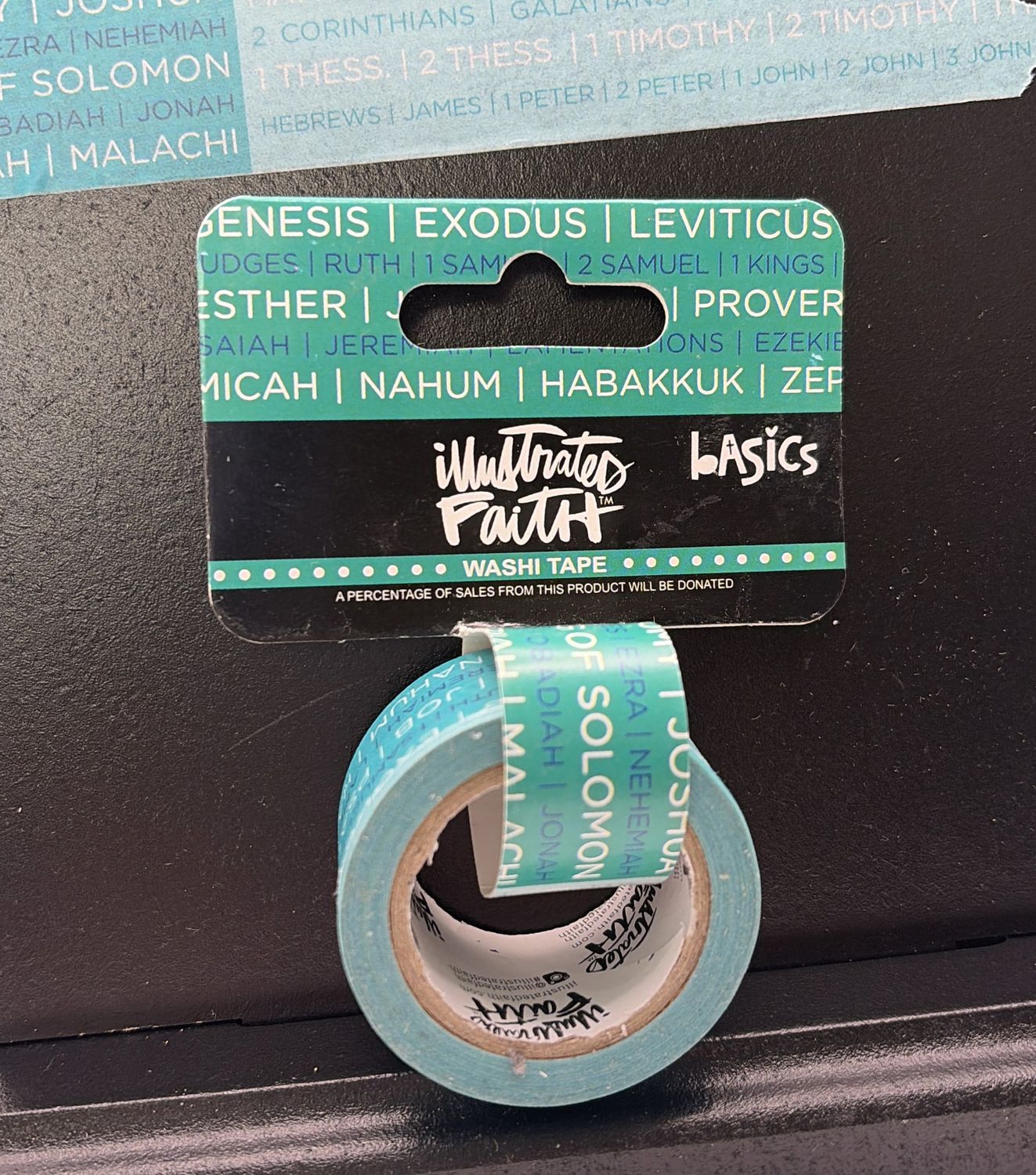 BJR- WASHI TAPE- BOOKS OF THE BIBLE