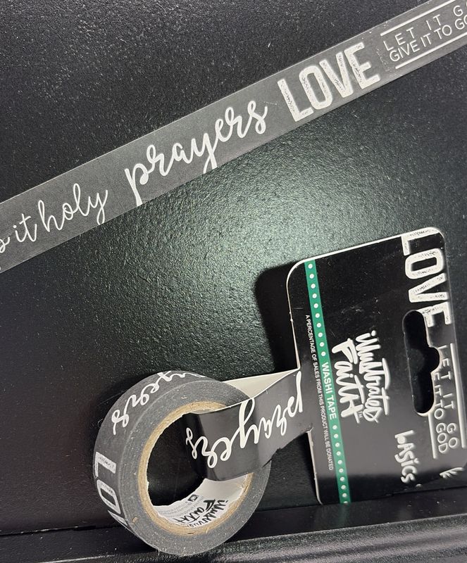 BJR- WASHI TAPE- LET IT GO