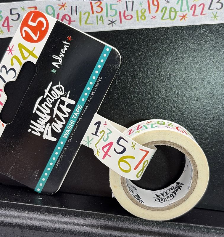 BJR- WASHI TAPE- CHRISTMAS COUNTDOWN- ADVENT