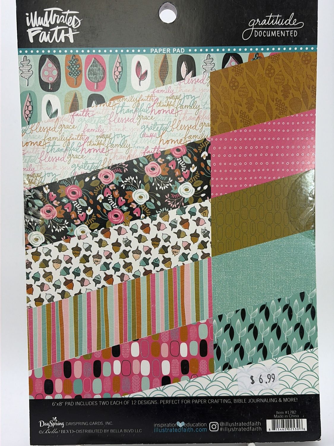 BJR- PAPER PAD- GRATITUDE DOCUMENTED