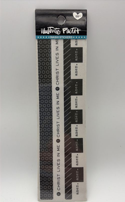 BJR- WASHI STICKERS BOOKLET- B&amp;W