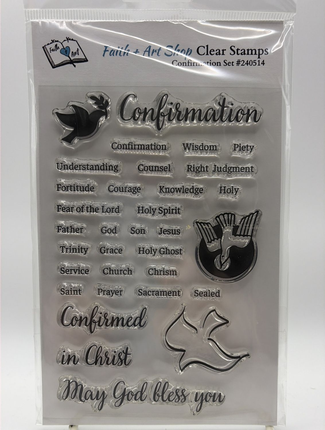 BJR- CLEAR STAMPS- CONFIRMATION